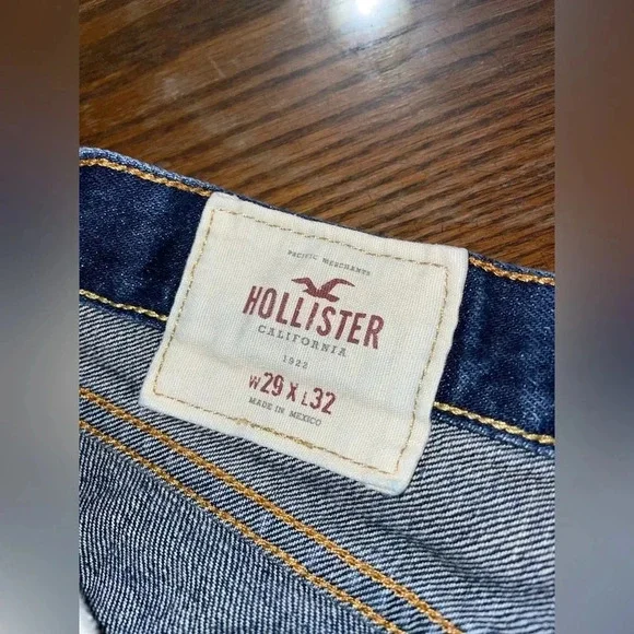 Hollister 29x32 mens jeans straight leg like new​ - Picture 2 of 5
